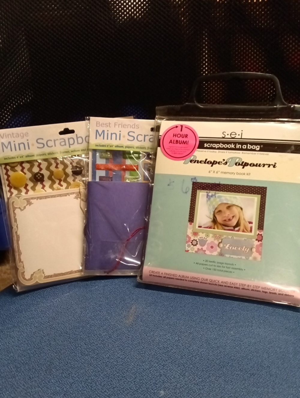 Penelope's Potpourri Kit & 2 Mini Scrapbook Kits